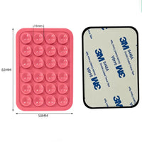 Suporte adesivo de silicone dupla face para celular