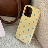 Capa fofa de poá candy rosa para iPhone