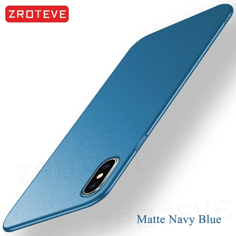 Capa de luxo ultrafina e fosca em policarbonato rígido ZROTEVE para iPhone XR XR, compatível com Apple iPhone X, XS Max, iPhone X, iPhone 10
