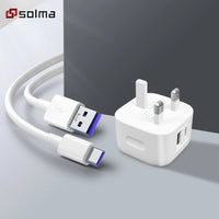 Carregador de parede compacto PD USB-C e USB-A