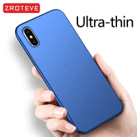 Capa fosca ultrafina para iPhone X, XR e XS Max
