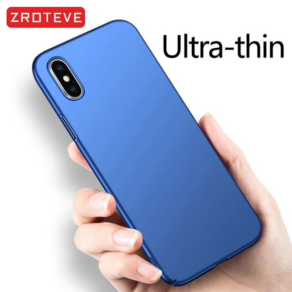 Capa fosca ultrafina para iPhone X, XR e XS Max