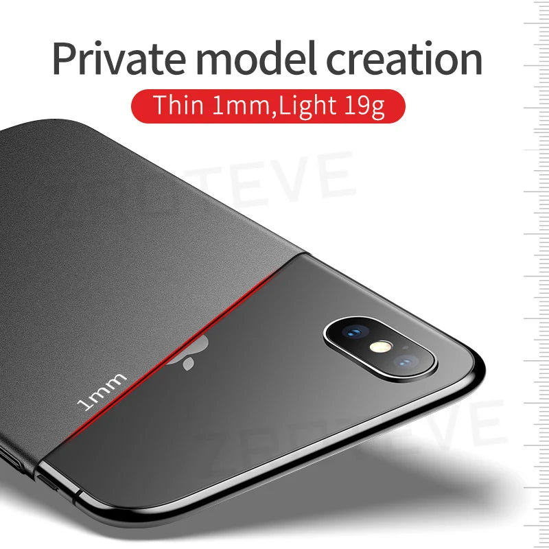 Capa de luxo ultrafina e fosca em policarbonato rígido ZROTEVE para iPhone XR XR, compatível com Apple iPhone X, XS Max, iPhone X, iPhone 10