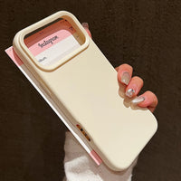 Capa de silicone candy fosca para iPhone 17 Pro Max