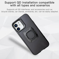 Capa iPhone com trava rápida para suporte de moto e bike
