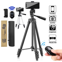 Tripé para celular de 102cm com controle Bluetooth