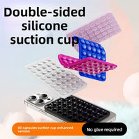 Suporte adesivo de silicone dupla face para celular