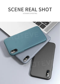 Capa fosca ultrafina para iPhone X, XR e XS Max