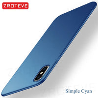 Capa fosca ultrafina para iPhone X, XR e XS Max