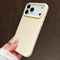 Capa de silicone candy fosca para iPhone 17 Pro Max