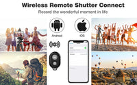 Tripé para celular de 102cm com controle Bluetooth