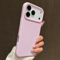 Capa de silicone candy fosca para iPhone 17 Pro Max